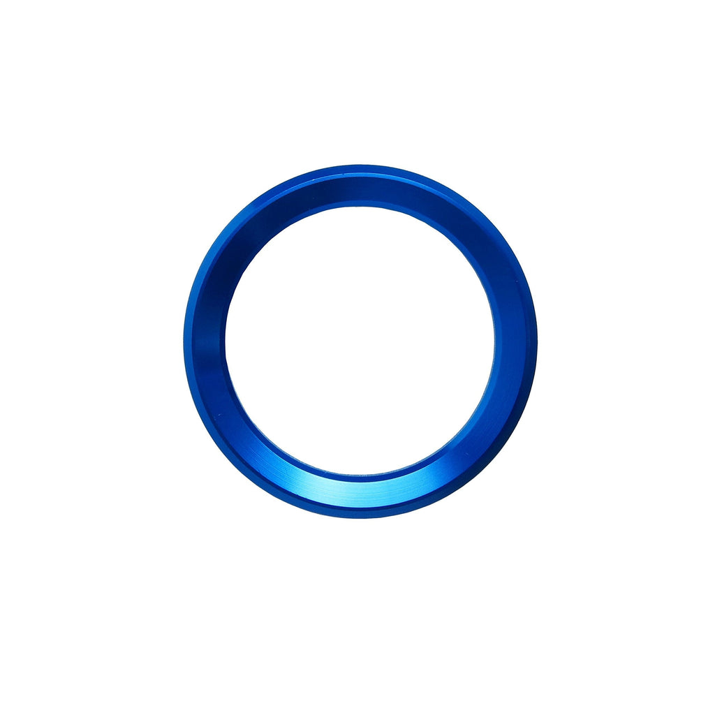  [AUSTRALIA] - 《 BAR Autotech 》 Decorative Aluminum Steering Center Wheel Logo Trim Ring Cover For 10-up BMW 1 2 3 4 5 6 Series X4 X5 X6 (F20 F21 F22 F23 F30 F31 F32 F33 F35 F36 F10 F11 F12 F13 F26 F15 F16) (Blue) Blue