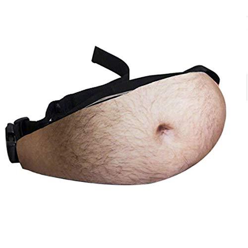 G Ganen Dad Bag Unisex Belly Fanny Fake Waist Pack with Zipper Adjustable Belt - LeoForward Australia