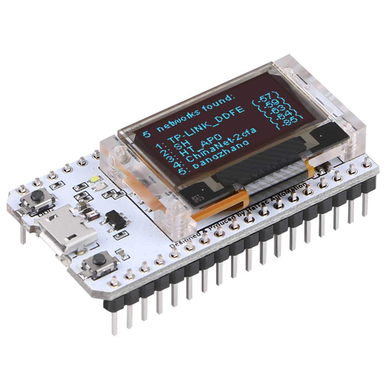  [AUSTRALIA] - MakerFocus ESP32 Development Board Upgraded Version 8MB Flash, ESP32 WiFi Bluetooth, ESP32 OLED 0.96 Inch OLED Display CP2102 Internet for Ar duino ESP8266 NodeMCU