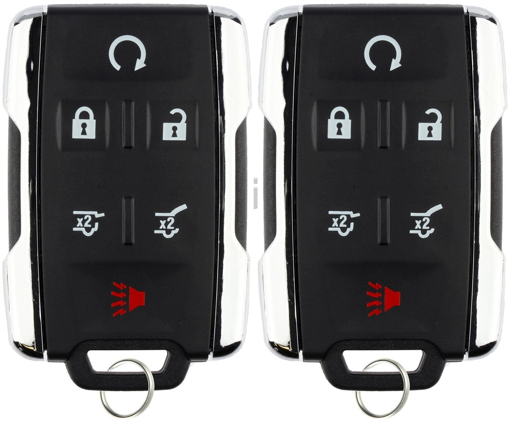  [AUSTRALIA] - KeylessOption Keyless Entry Remote Control Car Key Fob Replacement for Suburban Tahoe M3N-32337100 (Pack of 2)