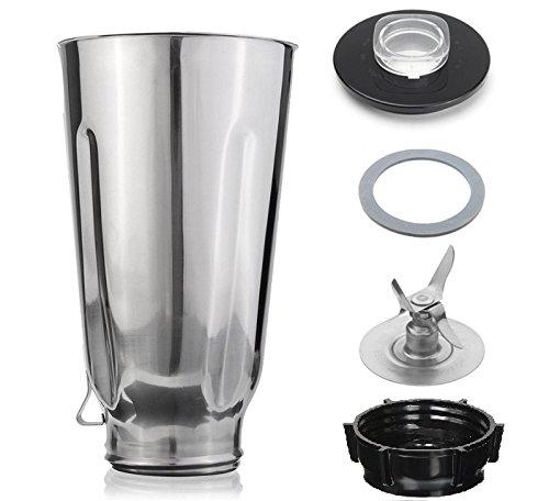 Blendin 5 Cup Replacement Stainless Steel Jar Set, Compatible with Oster & Osterizer Blenders - LeoForward Australia