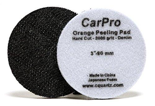  [AUSTRALIA] - CarPro Denim Orange Peel Removal Pad – 3 Inches 2 Pack