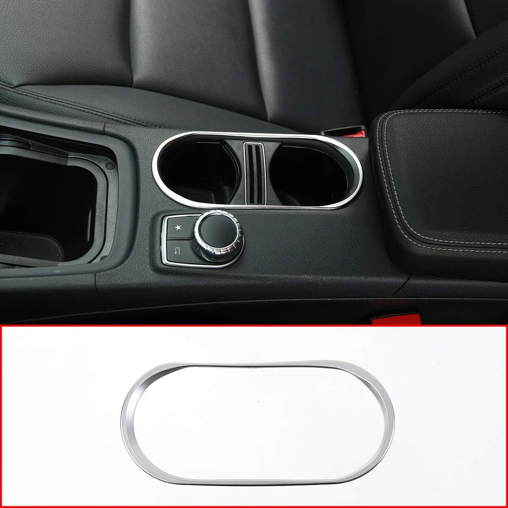  [AUSTRALIA] - METYOUCAR ABS Chrome Cup Holder Cover Trim for Mercedes Benz CLA 14-17 GLA 14-17 A Class W176 A180 13-17