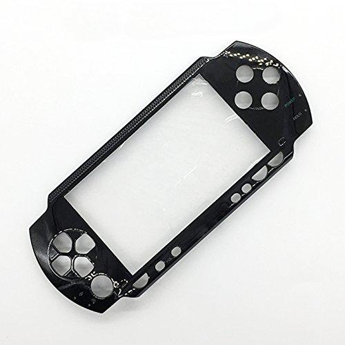 Front Face Plate Faceplate Shell Case Cover Replacement for Sony PSP 1000 1001 Fat (Black) - LeoForward Australia