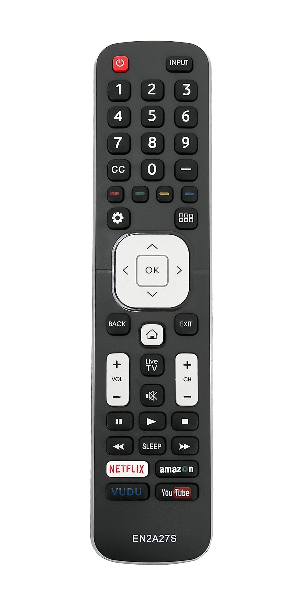 EN2A27S Replaced Remote fit for Sharp 4K Ultra LED Smart TV 55H6B 50H7GB 50H6B N6200U LC-40N5000U LC-43N5000U LC-43N6100U LC-43N7000U LC-50N5000U LC-50N6000U LC-50N7000U LC-55N620CU LC-55N5300 - LeoForward Australia