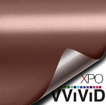 VViViD+ Satin Rose Gold Conform Chrome Vinyl Wrap Roll (2ft x 5ft) 2ft x 5ft - LeoForward Australia