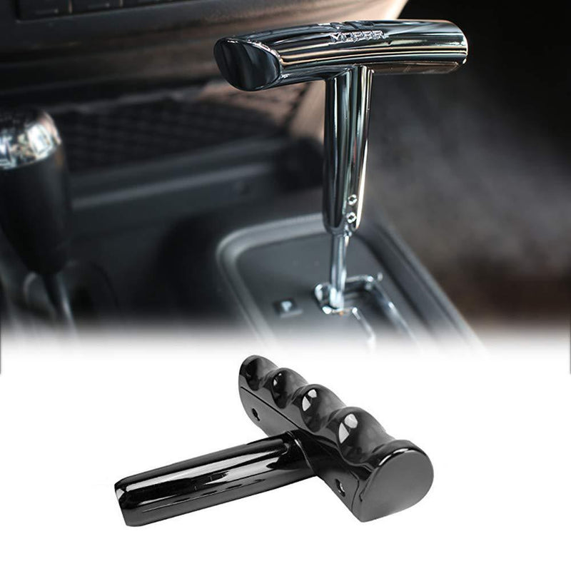 [AUSTRALIA] - Cartaoo T-handle Gear Shift Knob Handle for Jeep Wrangler Jeep Dodge Charger Challenger Compass Black