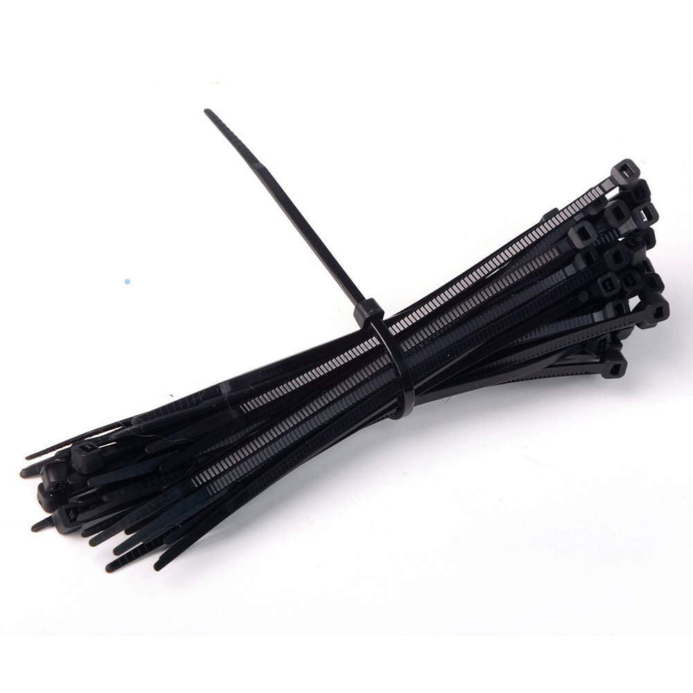  [AUSTRALIA] - 100 Pcs Nylon Cable Zip Ties with Adjustable Durable Self-Locking 4 inch Width 0.16inch for Home Office Garage Workshop Heavy Duty