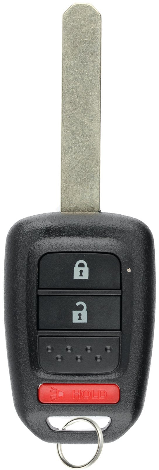  [AUSTRALIA] - KeylessOption Keyless Entry Remote Fob Uncut Ignition Car Key for Honda Fit CR-V HR-V Crosstour