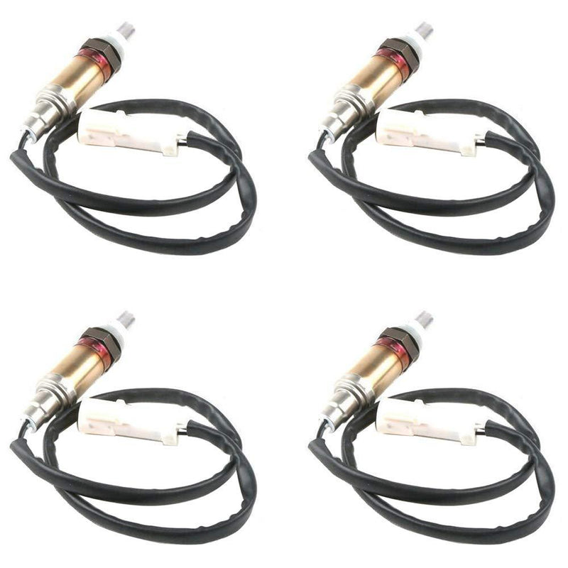 MOSTPLUS O2 Oxygen Sensor Front Rear Down/Upstream Compatible with Ford Mercury (Set of 4) Replace 11171843 15717 - LeoForward Australia