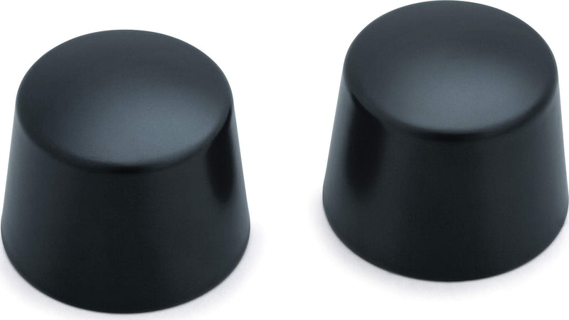  [AUSTRALIA] - Kuryakyn 1229 Motorcycle Accent Accessory: Front End Axle Nut Caps for 2002-19 Harley-Davidson Motorcycles, Satin Black, 1 Pair
