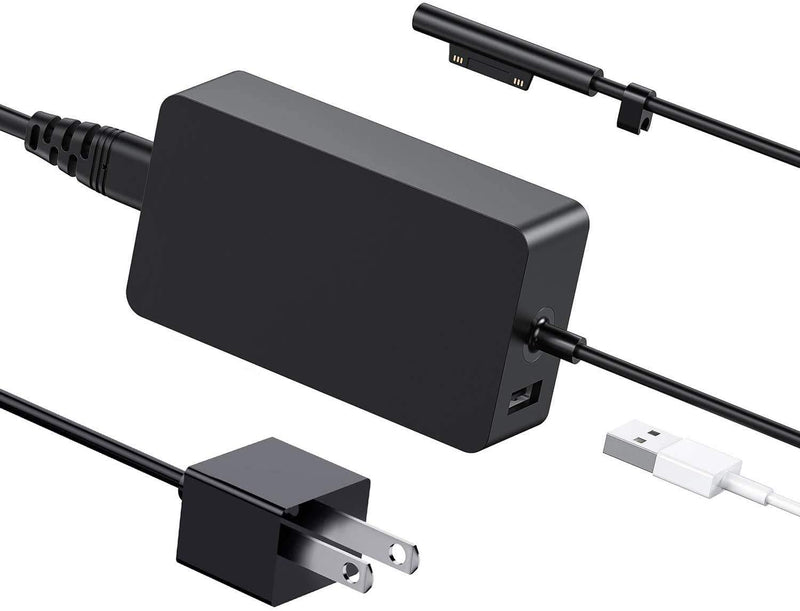  [AUSTRALIA] - Fancy Buying 65W 1706 Pro Charger for Surface Pro 3/4/5/6/7 Power Supply Adapter, Compatible for Both Microsoft Surface Book Laptop/Tablet, Works with 65W&44W&36W&24W [Upgraded Version] (6.8 Ft Cord)