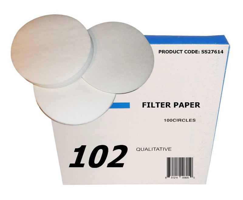 Sci-Supply LC27614-102D Qualitative Grade Filter Paper, Medium Speed, 10 Micron Pore Size (Retention) - 12.5 cm, Paper - LeoForward Australia