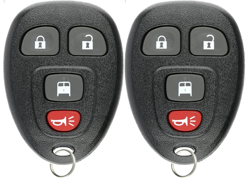  [AUSTRALIA] - KeylessOption Keyless Entry Remote Car Key Fob Replacement for Chevy Express Savana (Pack of 2)