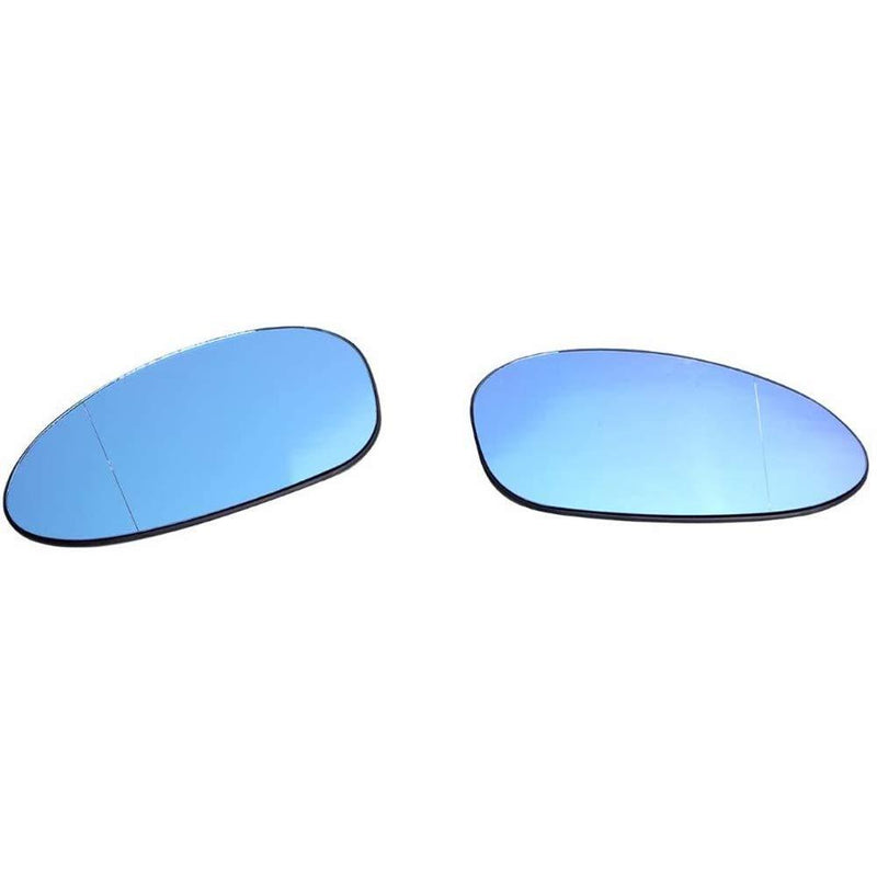 Ricoy For BMW E82 E90 E91 E92 E46 OEM Door Mirror Glass - Heated (Blue Glass) (pack of 2) Driver&Passenger Side - LeoForward Australia