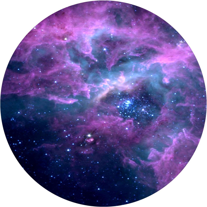 iFUOFF Mouse Pads Purple Nebula Galaxy Fashion Design Round Mousepad Mat with Rubber 7.9" Purple Galaxy - LeoForward Australia