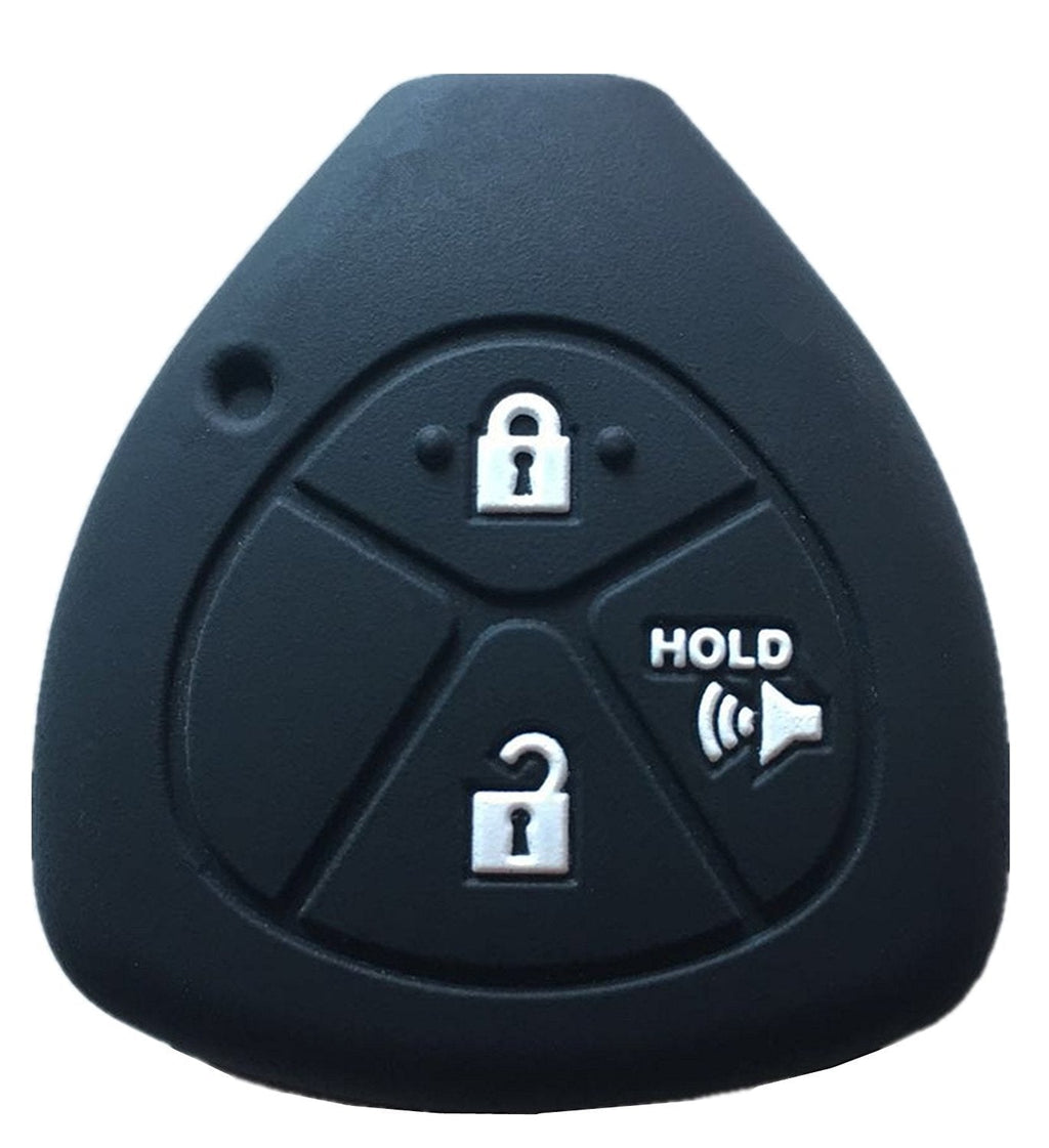  [AUSTRALIA] - KAWIHEN Silicone Key Fob Cover Case Protector Smart Remote Control Shell Keyless Entry Case Holder Cover For Toyota 4Runner Corolla Matrix RAV4 Venza Yaris Pontiac Vibe Scion iQ tC xB xD HYQ12BBY