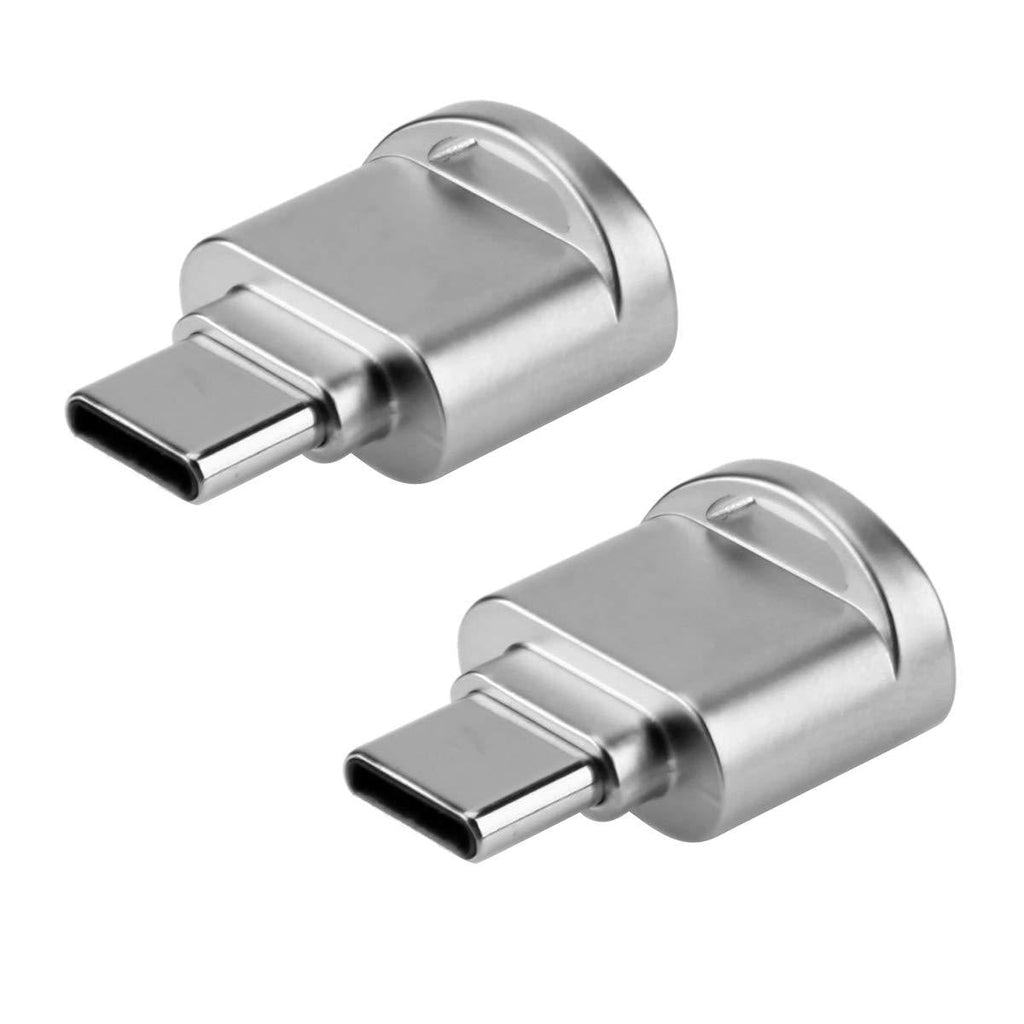  [AUSTRALIA] - CY 2pcs USB Type C USB-C to Micro SD SDXC TF Card Reader Adapter for Laptop Cell Phone (2pcs/Set)