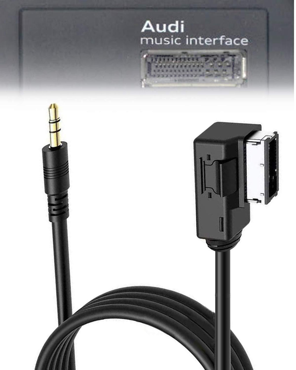AMI/MMI AUX Cable - MDI to AUX, MMI to AUX, AMI Adapter for Audi AUX Cord, Compatible with Audi Music Interface Volkswagen Media-in Socket - 6 Foot Extra Long - LeoForward Australia
