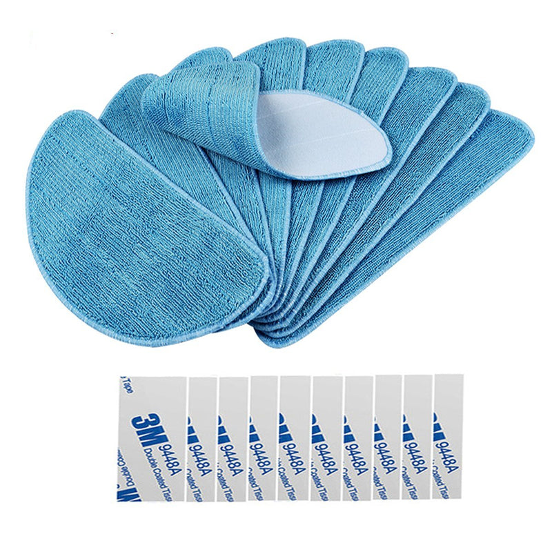 Electropan Consumable Accessories Parts 10pcs Mopping Cloths with Magic Paste Replacement for ilife V3 V3s V5 V5s V5s pro Robot Vacuum Cleaner - LeoForward Australia