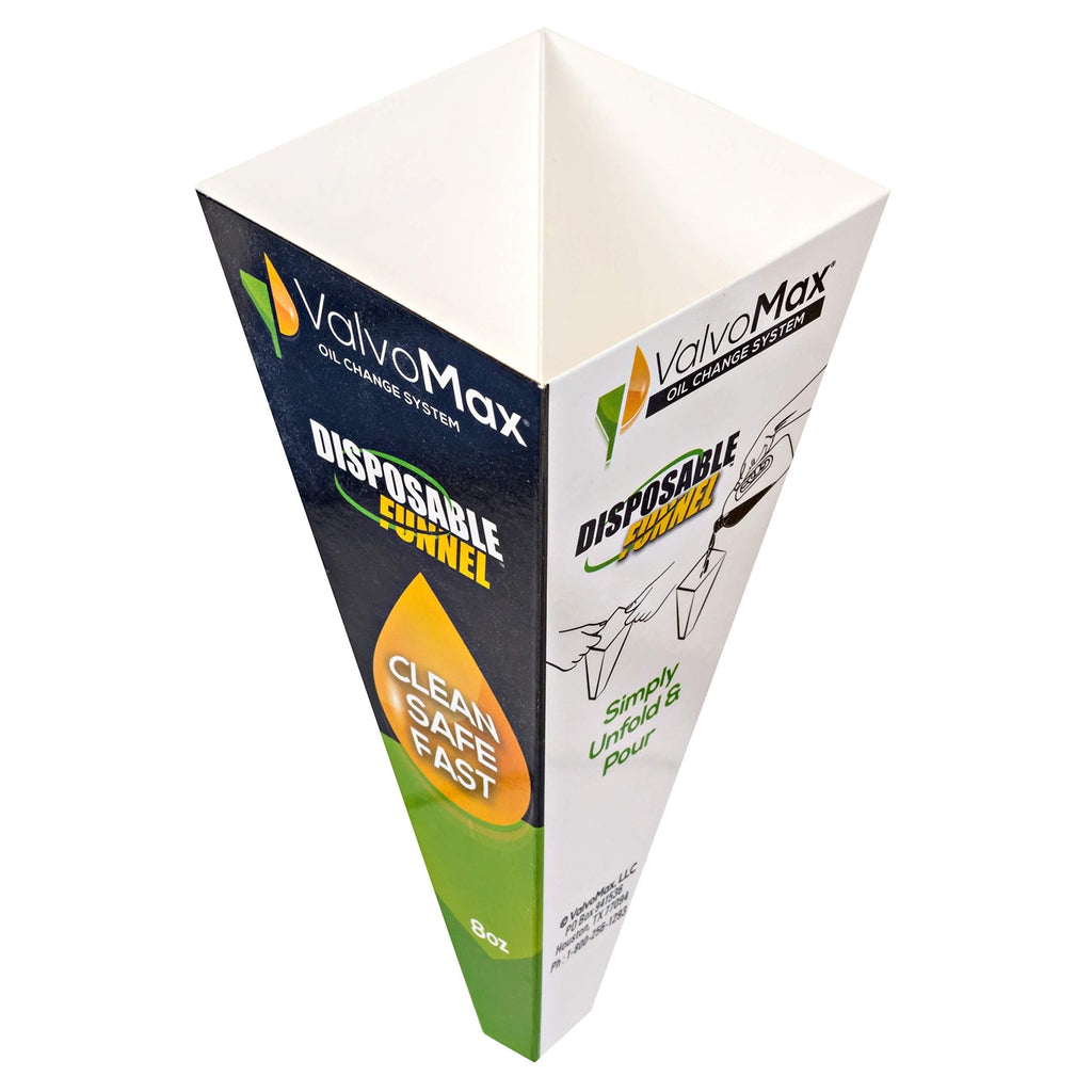  [AUSTRALIA] - ValvoMax Disposable Funnel - Clean, Safe, Fast! - 8 oz - Pack of 12