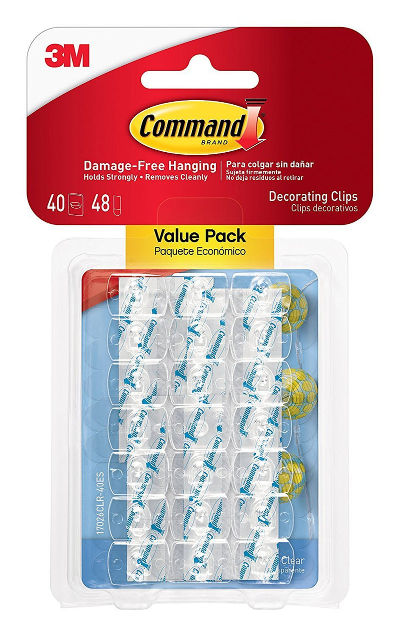 Command Decorating Clips  Clear, 80-Clips - LeoForward Australia