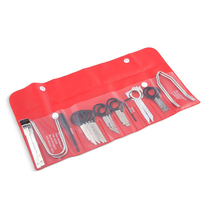 [AUSTRALIA] - AFA Tooling Professional Automotive Audio Stereo CD Player Radio Removal Keys Tool Kit - 20 Pieces 20pcs set