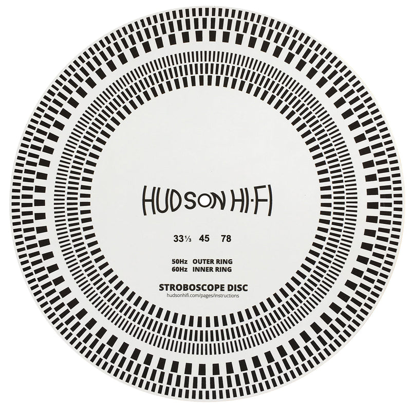  [AUSTRALIA] - Turntable Strobe Disc Stroboscope mat Tests 33-1-3 RPM, 45 RPM Translucent