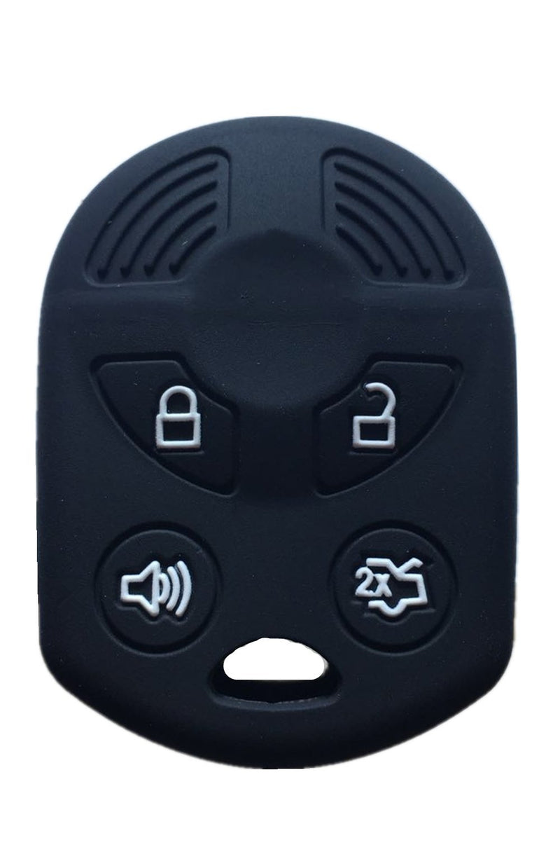  [AUSTRALIA] - KAWIHEN Silicone Key Fob Cover Case Protector Smart Remote Control Shell Keyless Entry Case Holder Cover For Ford Lincoln Mercury OUCD6000022 164-R8046 164-R7040 CWTWB1U722