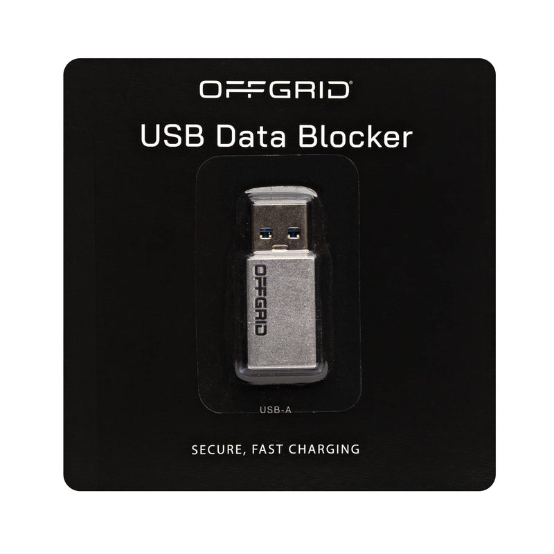  [AUSTRALIA] - OffGrid by EDEC USB Data Blocker for Cell Phone, Tablet, and Laptop, Block Unwanted Data Transfer, Protect Against Juice Jacking, Safely Charge iPhone, Android Devices 1-pack