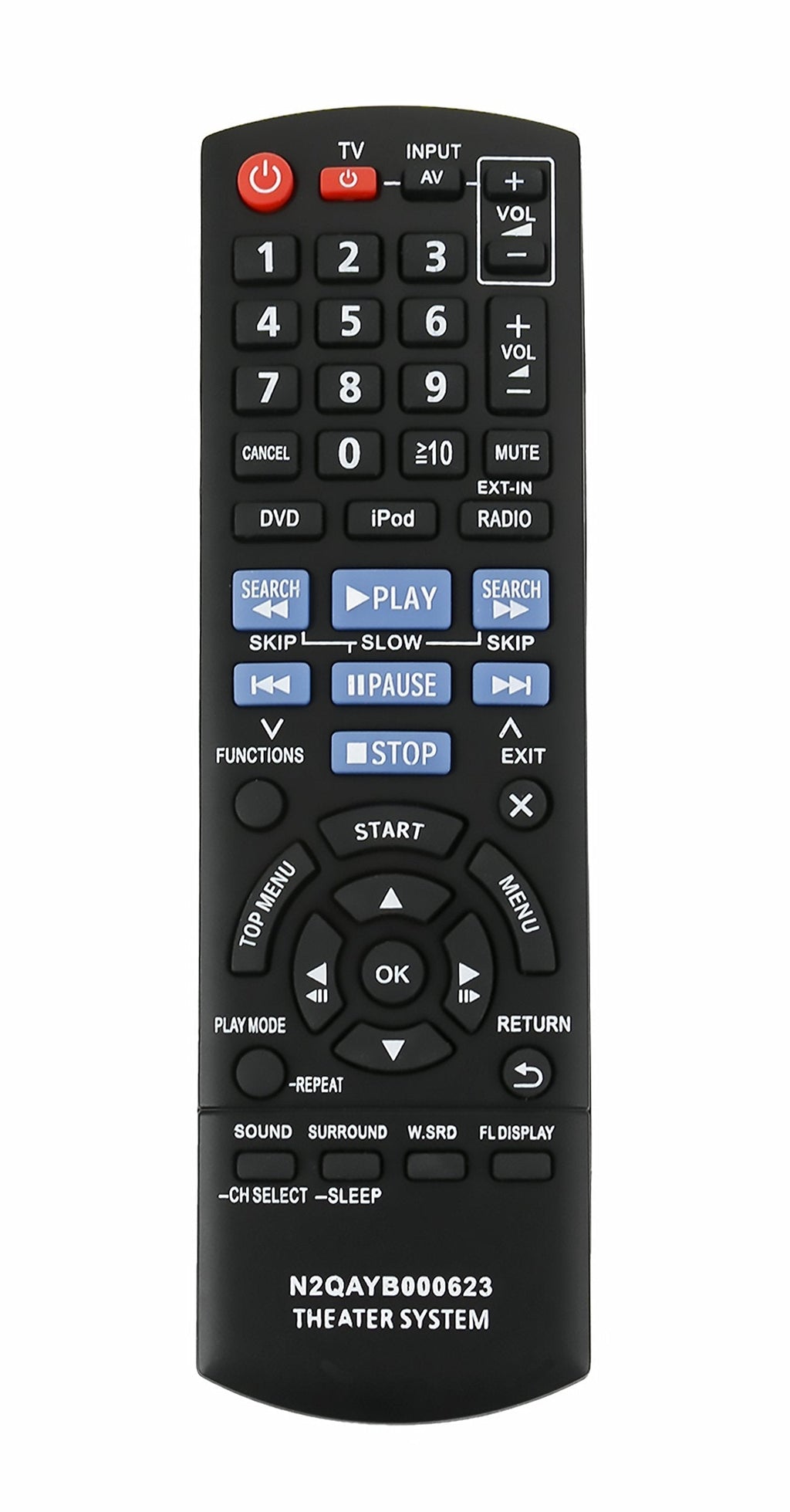 New N2QAYB000623 Replace Remote fit for Panasonic SC-XH150 SA-XH150 Home Theater System - LeoForward Australia