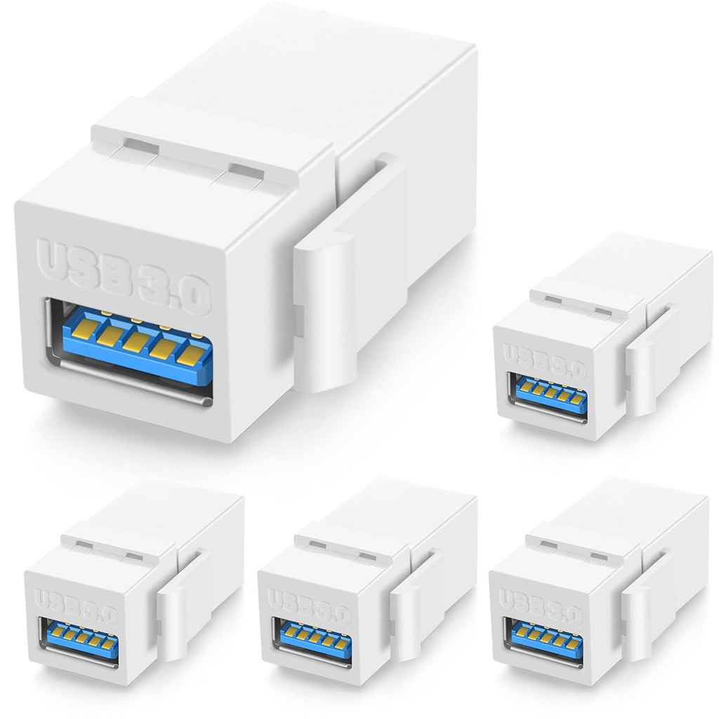 USB 3.0 Keystone Jack Inserts (5 Pack) 5 Pack - LeoForward Australia