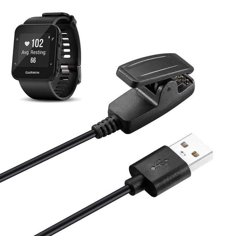 Kissmart Compatible with Garmin Forerunner 35 Charger, Replacement Charging Clip Cable Cord for Garmin Forerunner 35 (Forerunner 35 Charger) - LeoForward Australia