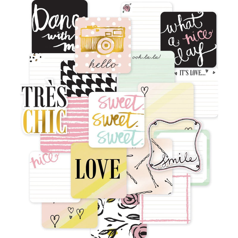 Project Life Card Theme Cards-Sweet-4 x 4-Gold Foil (12 Piece) - LeoForward Australia