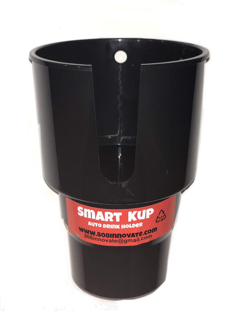  [AUSTRALIA] - SMART KUP Car Cup Holder for Hydro Flasks 32 oz and 40 oz, Nalgene 32 oz and Other Large Bottles up to 3.8 inches Wide. 3 inch Upper Cup Will Hold Your Items Unlike The competitors.Black Black