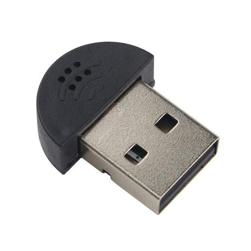  [AUSTRALIA] - Mini USB Microphone for Computer Laptop Desktop Driver Free Black