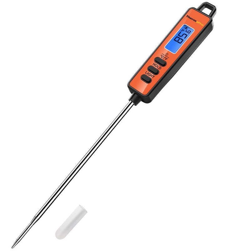  [AUSTRALIA] - ThermoPro TP01A Digital Meat Thermometer with Long Probe Instant Read Food Cooking Thermometer for Grilling BBQ Smoker Grill Kitchen Oil Candy Thermometer