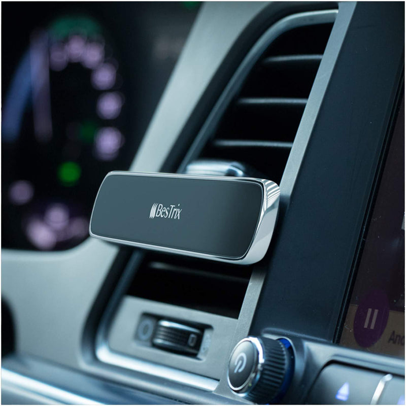  [AUSTRALIA] - Bestrix Magnetic Phone Car Holder Air Vent | Super Strong Magnet Car Cell Phone Mount - Luxury Design Fits All Smartphones - iPhone 11/11 Pro/Xs/XS Max / 8/7 / 6, Google Pixel, Samsung Galaxy & More