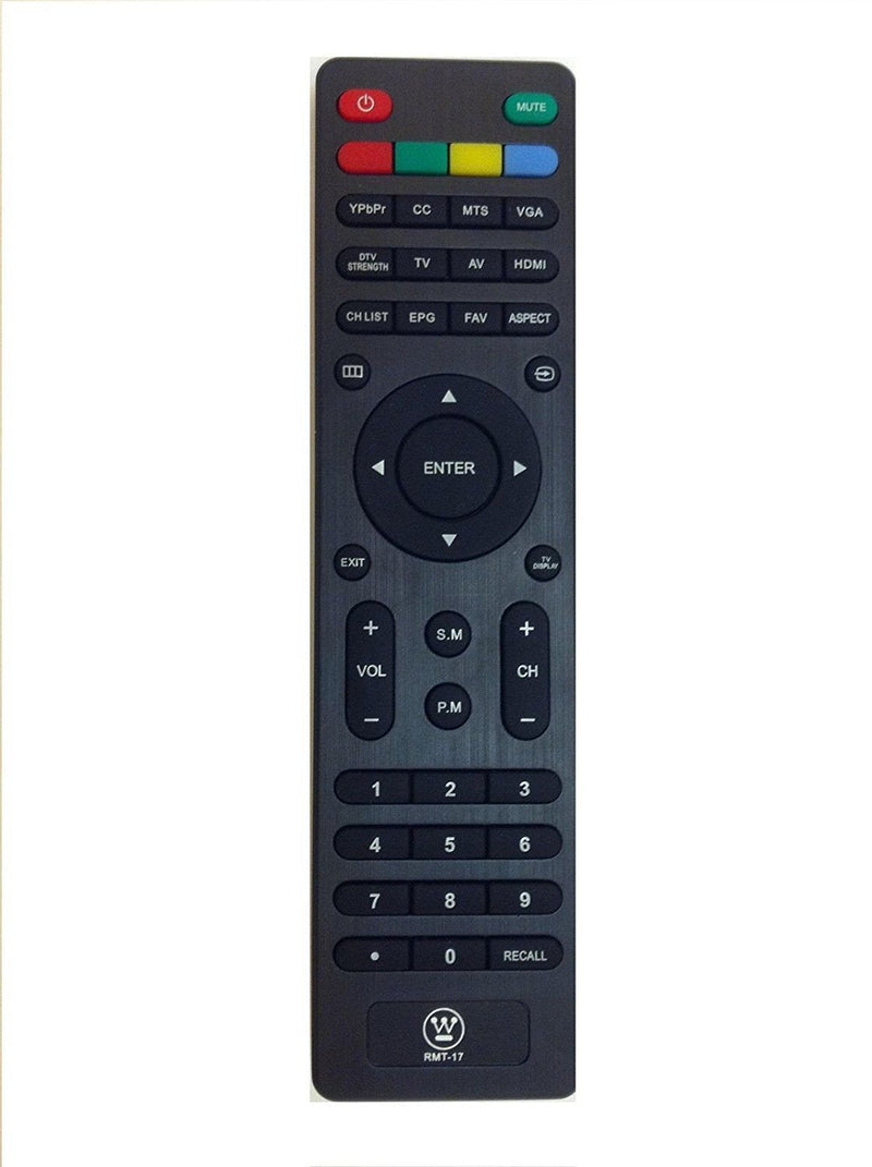 RMT-17 RMT17 Remote Control fits for Westinghouse TV LD2480 LD3280 VR2218 VR3215 VR2418 EW24T3LW EW24T7EW W19S4JW LD3240 EW32S3PW EW19S4JW EW24T3LW - LeoForward Australia