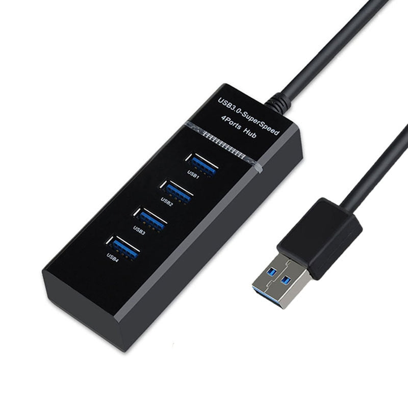 XBOSS C8 4 Port USB 3.0 Hub High Speed 5Gbps Transfer Speed Lightweight USB Cable Adapter for PS4/PS4 Slim/Ps4 Pro/Xbox ONE/XBOX360/Computer Laptop PC - LeoForward Australia