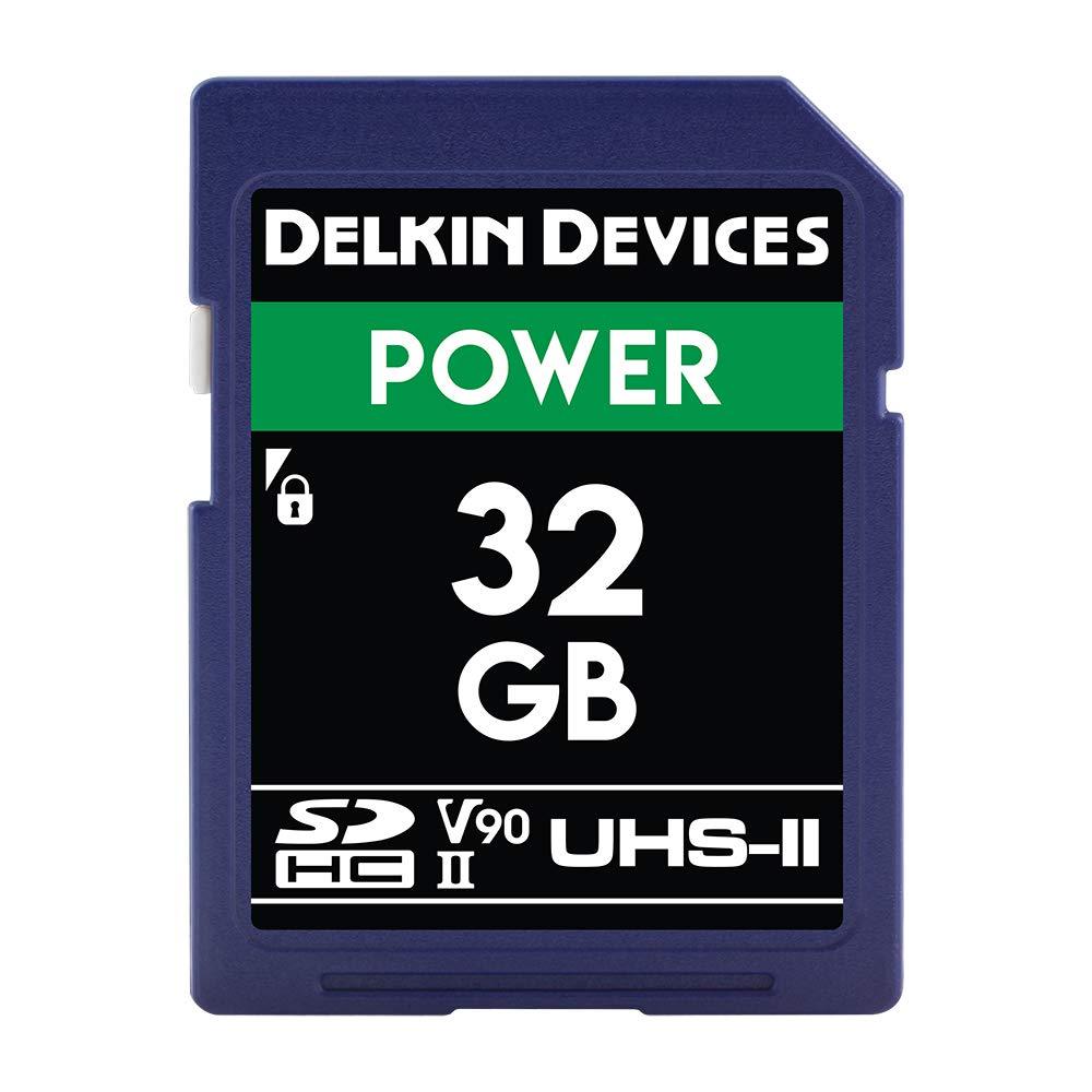  [AUSTRALIA] - Delkin Devices 32GB Power SDHC UHS-II (V90) Memory Card (DDSDG200032G)