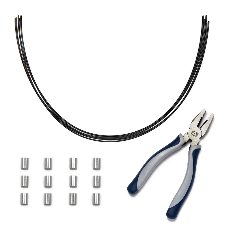  [AUSTRALIA] - TetherTies Cable Tethers Black 30 Pack | DIY (self Install) Kit | Customizable Cable Tethers | Tether Computers Adapters & Dongles | Easy Installation | Free Crimping Tool | 12 inch Cable 30 Pack DIY TetherTies