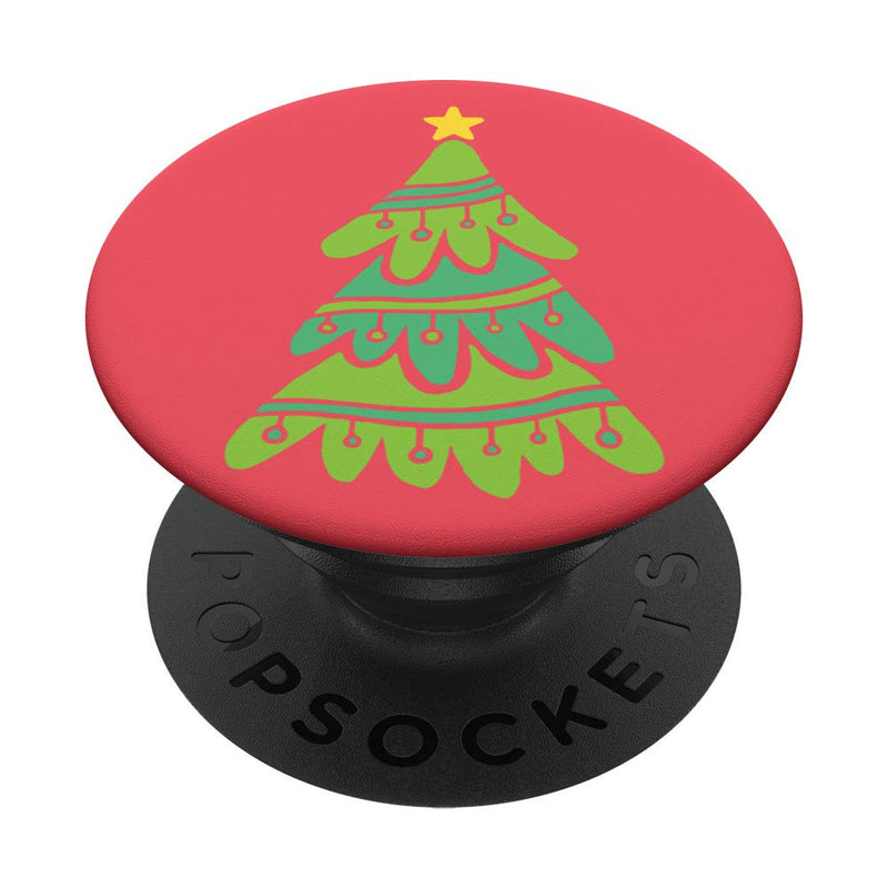  [AUSTRALIA] - Awayk Xmas Pop Phone Grip For Smartphones & Tablets PopSockets Grip and Stand for Phones and Tablets Black