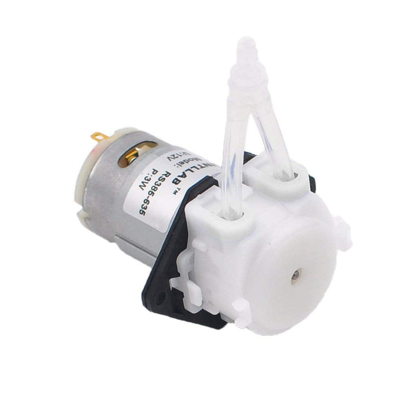  [AUSTRALIA] - INTLLAB 12V DC DIY Peristaltic Liquid Pump Dosing Pump for Aquarium Lab Analytical 3mm ID x 5mm OD 19~100 mL/min (3mm ID x 5mm OD)