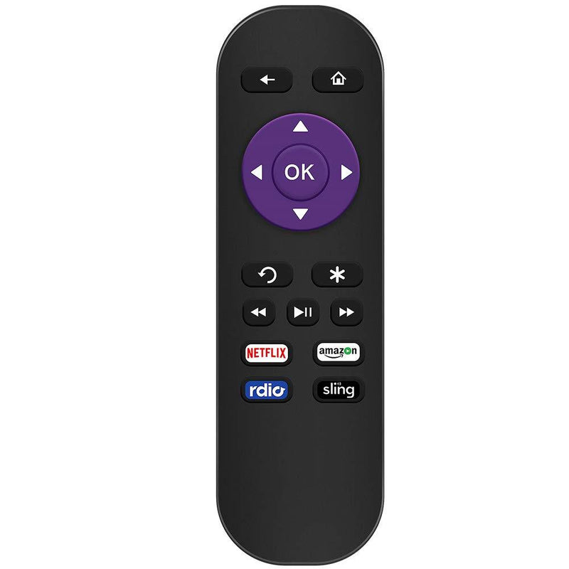 Gvirtue Remote Control Replacement for Roku 1, Roku 2(HD, XD, XS), Roku 3, Roku LT, HD, XD, XDS, Roku N1, Roku Express, Roku Express+ (4 Buttons) - LeoForward Australia