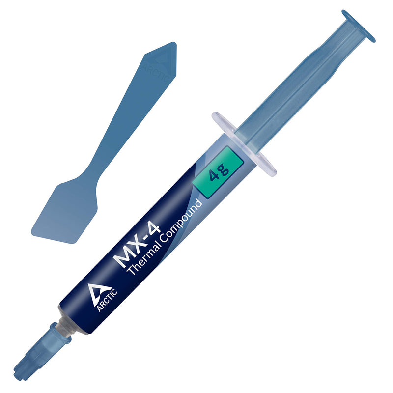  [AUSTRALIA] - ARCTIC MX-4 (incl. Spatula, 4 g) - Premium Performance Thermal Paste for all processors (CPU, GPU - PC, PS4, XBOX), very high thermal conductivity, long durability, safe application, non-conductive