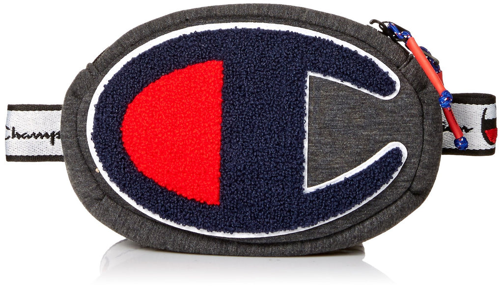 Champion Prime Waist Pack One Size Dark Grey/Navy Logo - LeoForward Australia