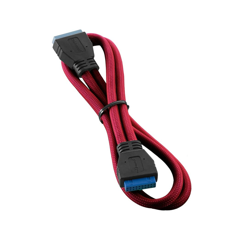 CableMod ModMesh Sleeved Internal USB 3.0 (Red, 50cm) Red - LeoForward Australia