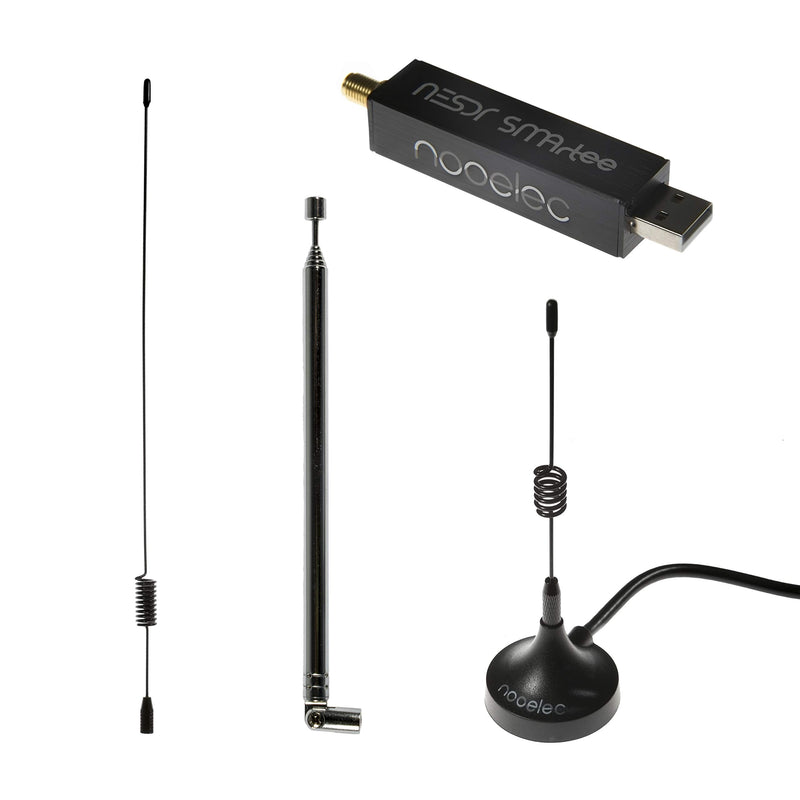  [AUSTRALIA] - NESDR SMArTee v2 Bundle - Premium RTL-SDR w/Integrated Bias Tee, Aluminum Enclosure, 0.5PPM TCXO, SMA Input, Antenna Base & 3 Antennas. RTL2832U & R820T2-Based Software Defined Radio (SDR)