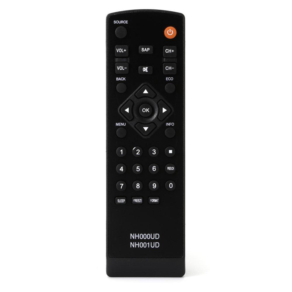 New Replaced Remote Control NH000UD NH001UD fit for Emerson Sylvania CLC320EM2F, CLC401EM2F, LC190EM1, LC190EM2, LC220EM1, LC220EM2, LC260EM1, LC260EM2 LC260EM2A,  LC320EM2, RLC320EM, LC320EM1 - LeoForward Australia